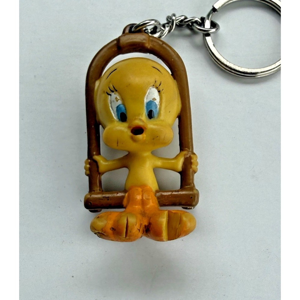 Character Keychain Roger Rabbit Tweety Pebbles Garfield Exxon Tiger Bart Simpson - Picture 9 of 12
